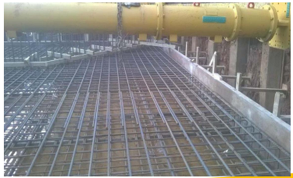 Civil work construction pondasi TPS B3